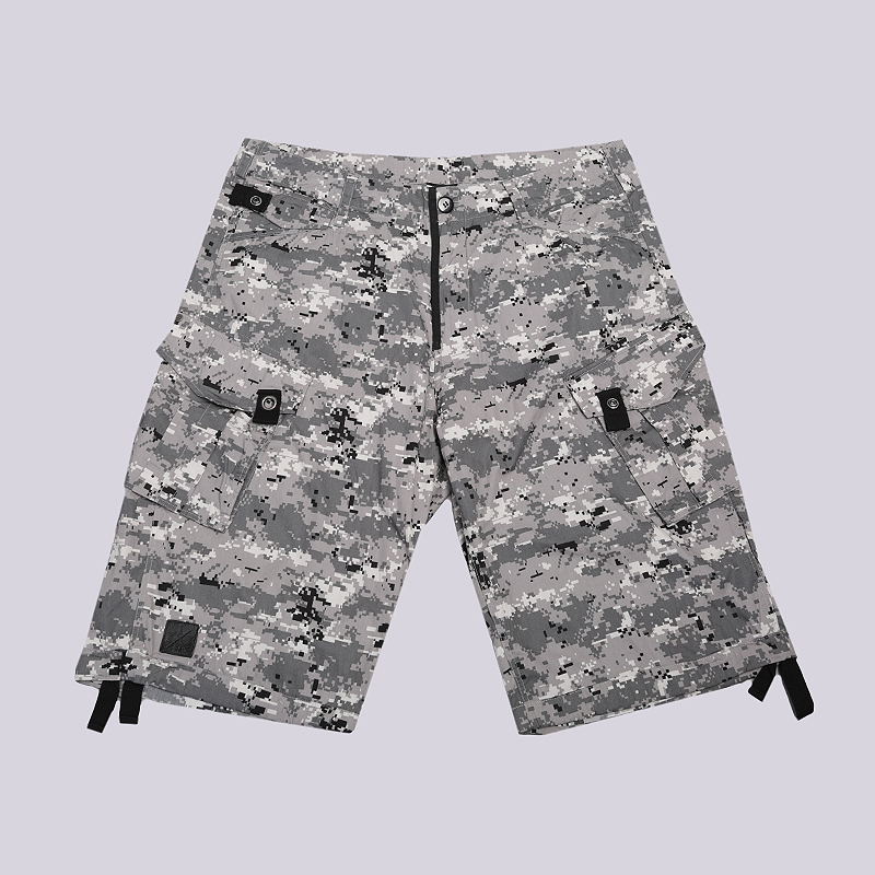 мужские серые шорты K1X Cargo Cotton Short 1400-0140/0127 - цена, описание, фото 1
